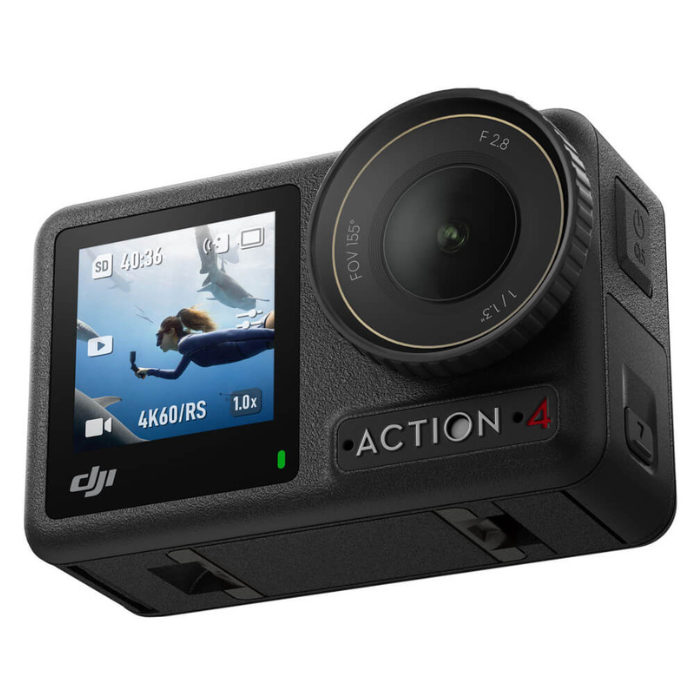 DJI Action 4 Standard Combo מצלמה יבואן רשמי