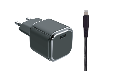 PureGear | ראש מטען וכבל Lightning | 25W