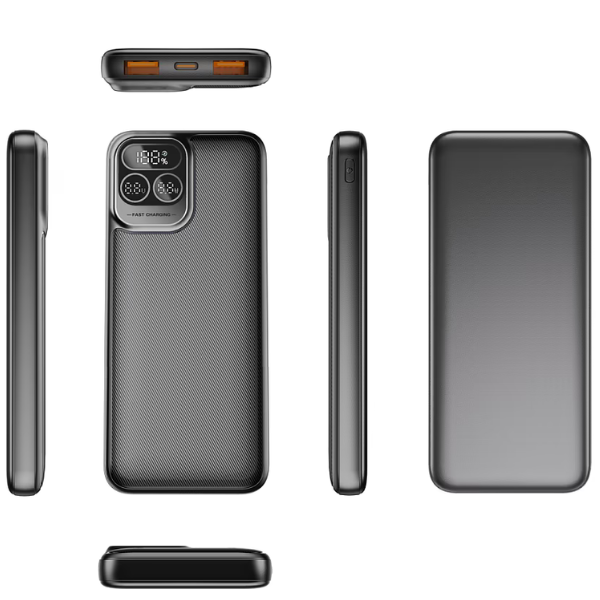 סוללה ניידת Essentials 20,000mAh PD 22.5W USB כפול + USB-C