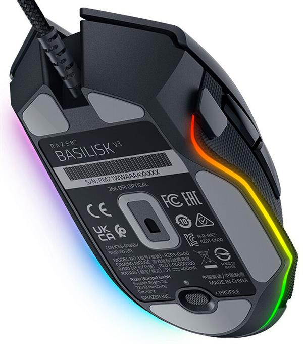 עכבר חוטי Razer Basilisk V3 RGB