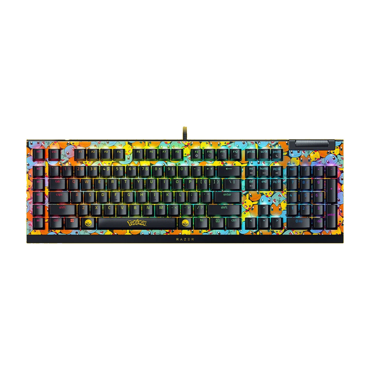 Razer | Blackwidow V4 X Pokemon | מקלדת גיימינג מכנית חוטית