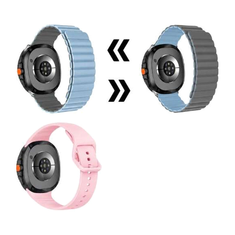 סט רצועות ל-Galaxy Watch 40mm תכלת/ורוד